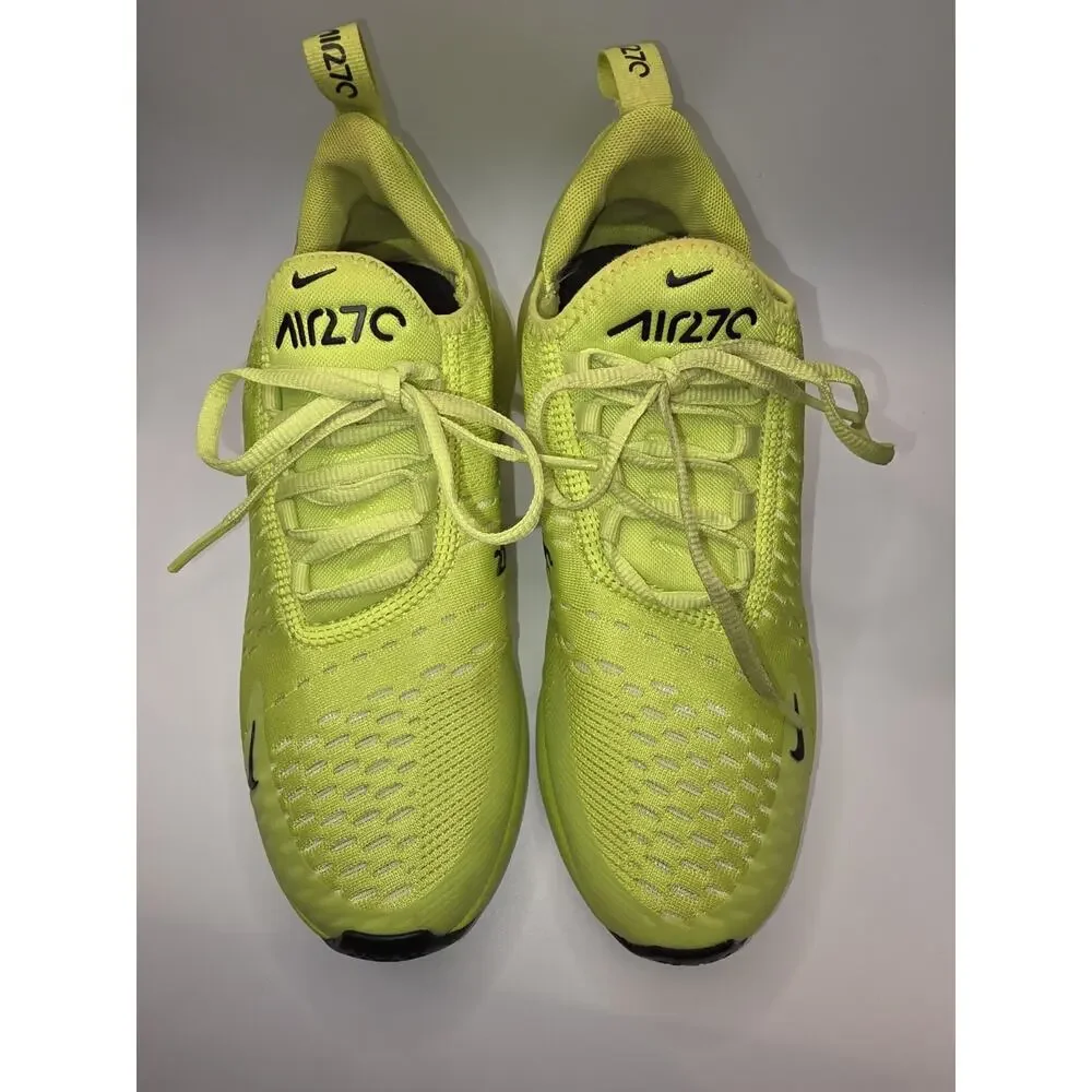 Womens Nike Air Max 270 Tennis Ball Atomic Green Black DV2226-300 Size 6
